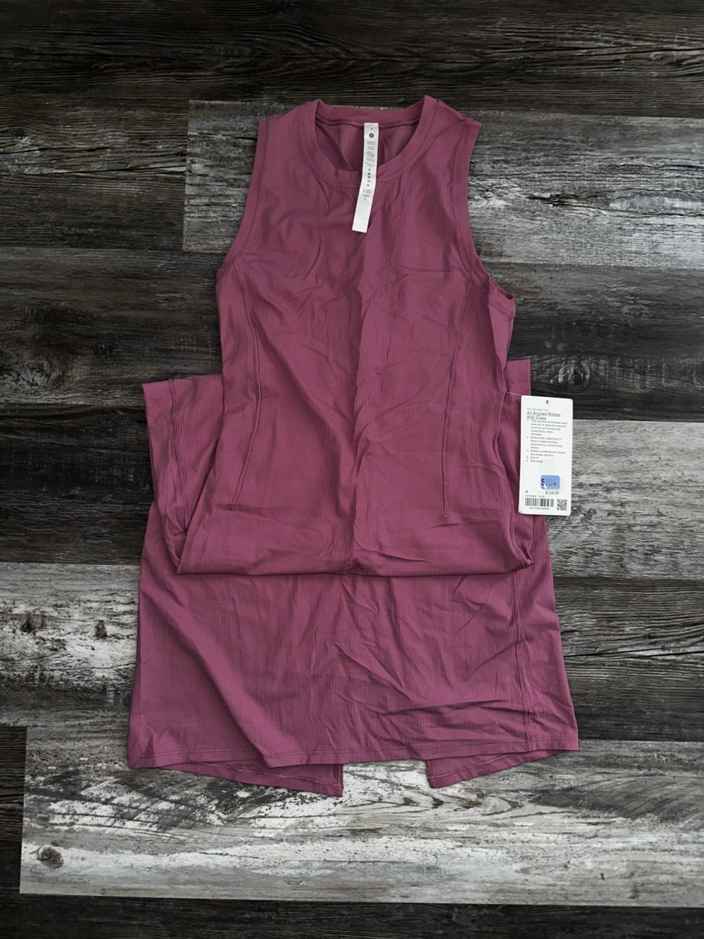 Lululemon All Aligned Ribbed Midi Dress